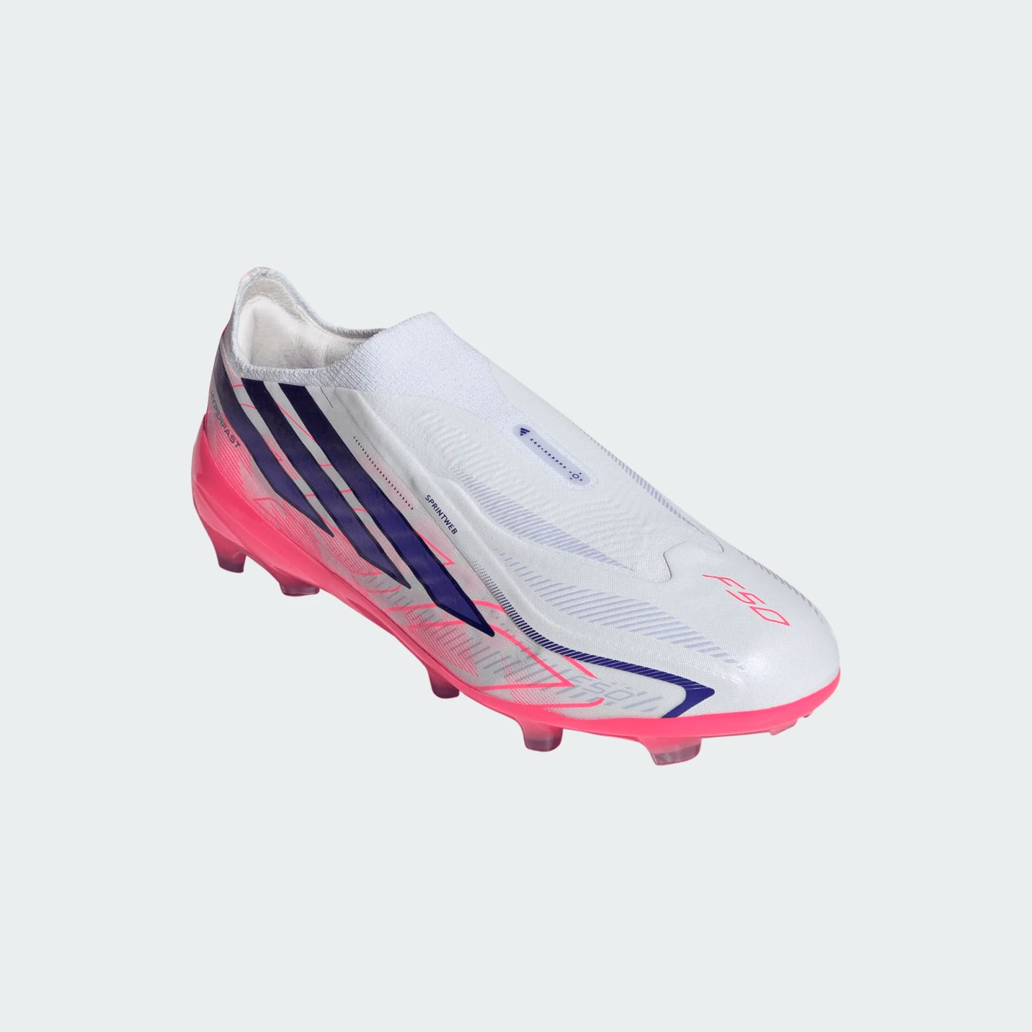 Adidas Junior F50 Hyperfast Elite Laceless FG Firm Ground Soccer Cleat -