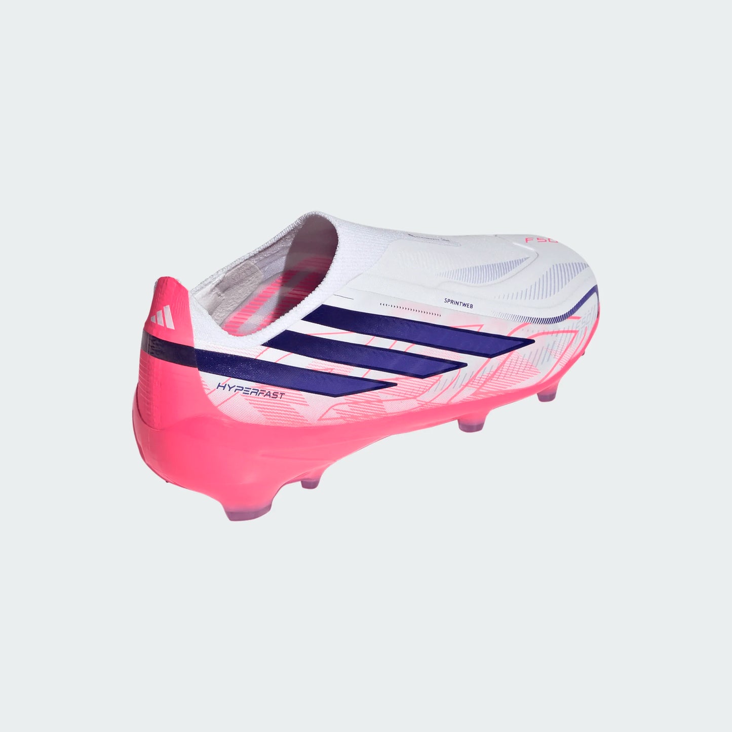 Adidas Junior F50 Hyperfast Elite Laceless FG Firm Ground Soccer Cleat -