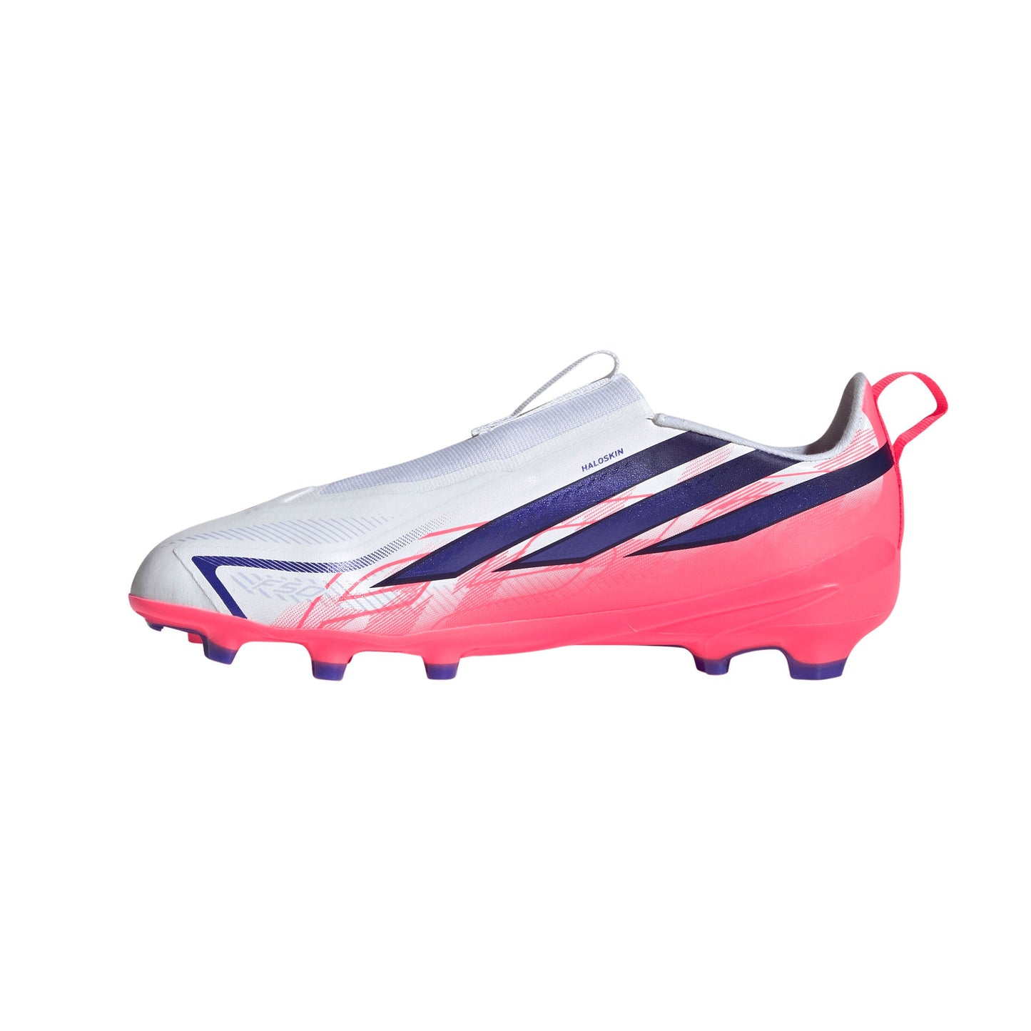 adidas F50 Hyperfast League Laceless Kids FG Firm Ground Soccer Cleats-  Solar Turbo / Core Black / Gold Metallic