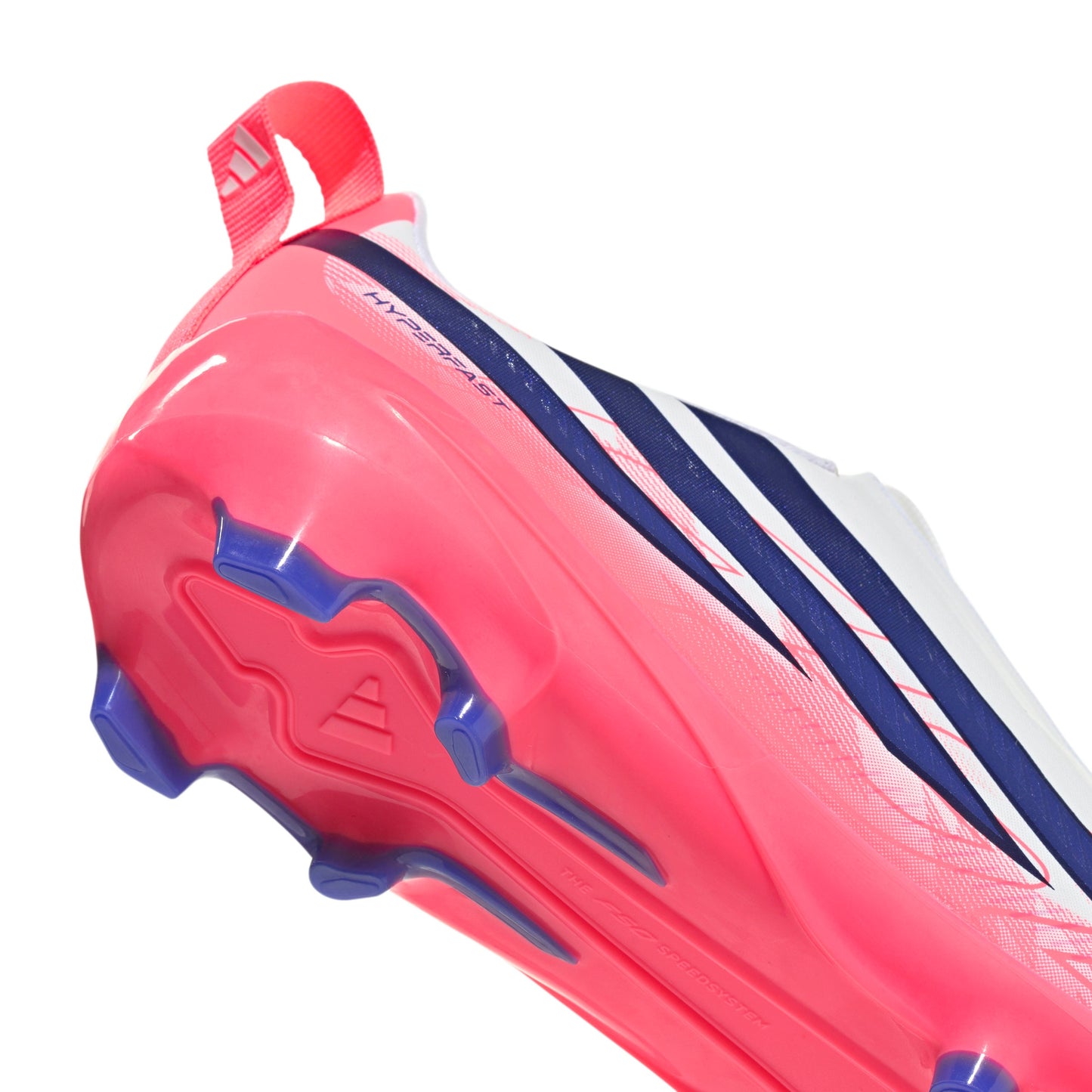 adidas F50 Hyperfast League Laceless Kids FG Firm Ground Soccer Cleats-  Solar Turbo / Core Black / Gold Metallic