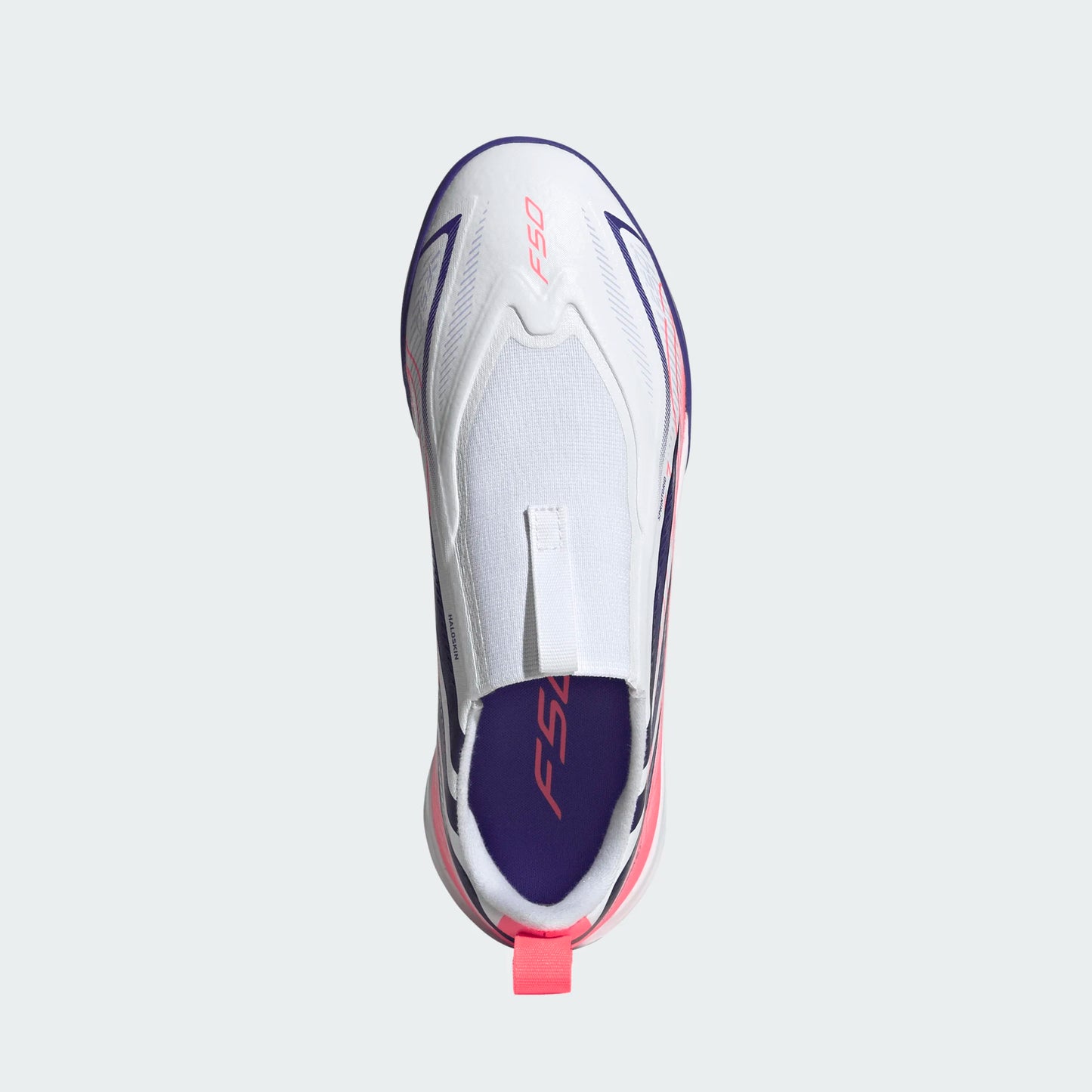 Adidas Junior F50 Hyperfast League Laceless FG Firm Ground Soccer Cleat -