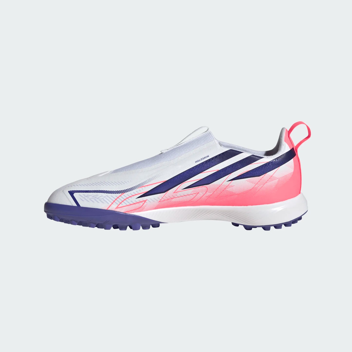 Adidas Junior F50 Hyperfast League Laceless FG Firm Ground Soccer Cleat -