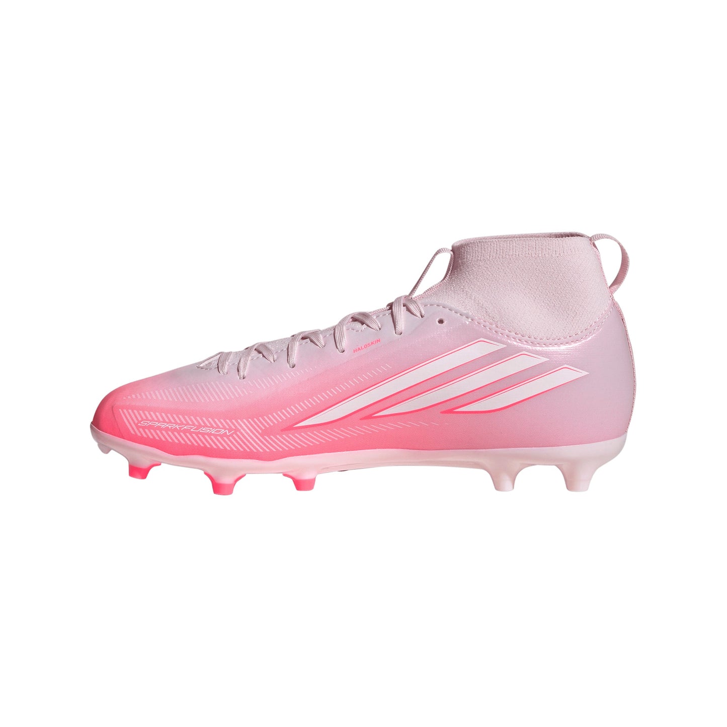 adidas F50 Sparkfusion League Kids Firm Ground/Artificial Grass FG/AG- Solar Turbo / Cloud White / Distilled Pink