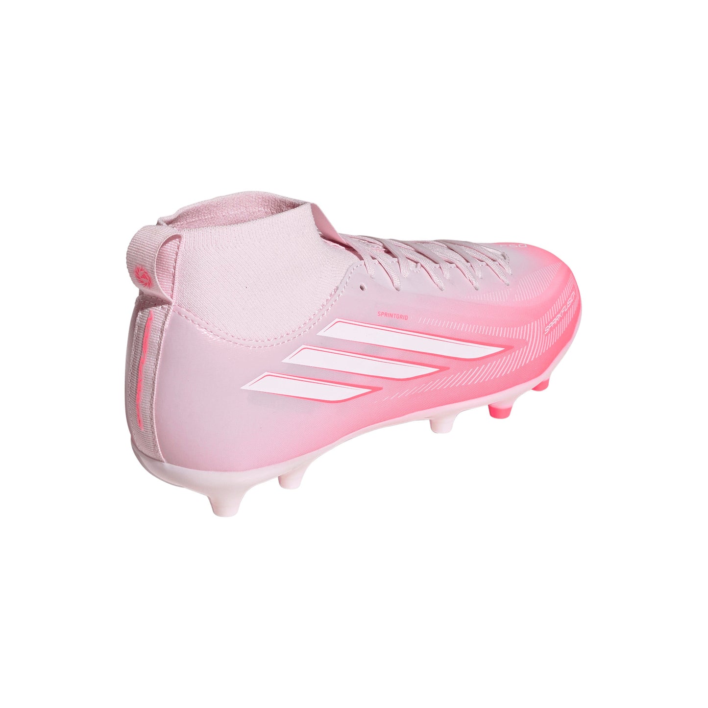 adidas F50 Sparkfusion League Kids Firm Ground/Artificial Grass FG/AG- Solar Turbo / Cloud White / Distilled Pink