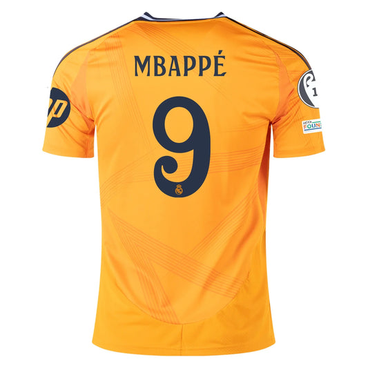 Men's Replica Adidas Mbappe Real Madrid Away Jersey 24/25