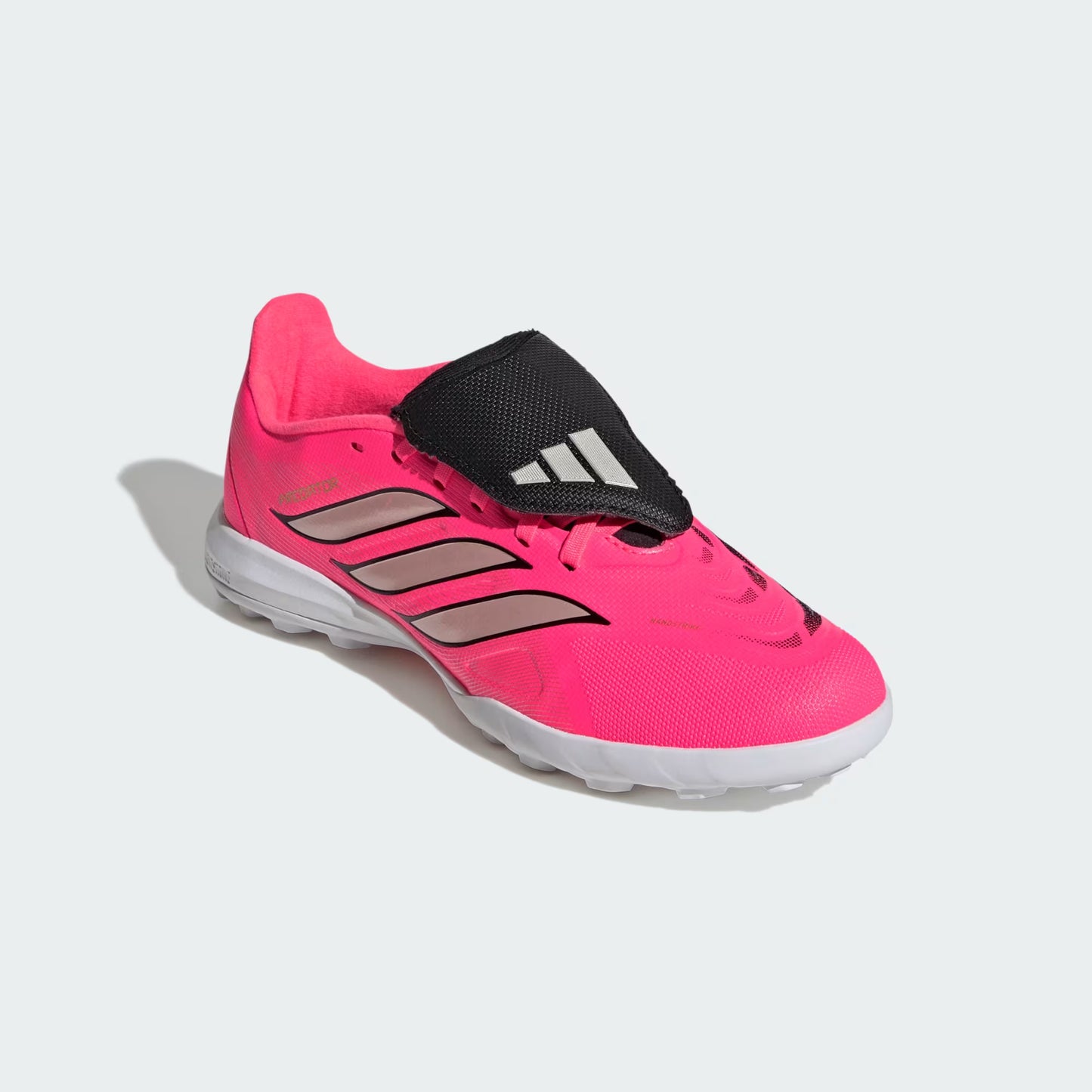 Adidas Junior Predator League FT FG Firm Ground Soccer Cleats - Solar Turbo/Thermal Chrome/Core Black