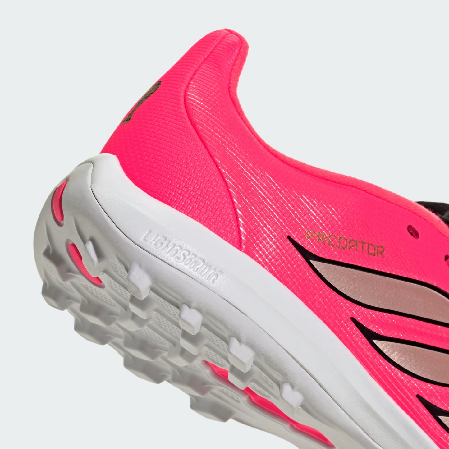 Adidas Junior Predator League FT FG Firm Ground Soccer Cleats - Solar Turbo/Thermal Chrome/Core Black