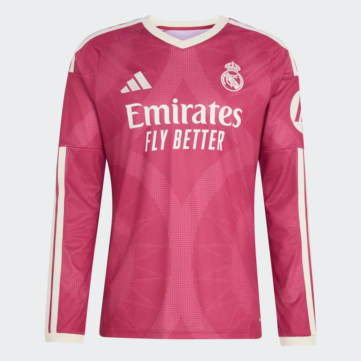 Men's Replica Adidas Real Madrid Long Sleeve Third Jersey 26/27