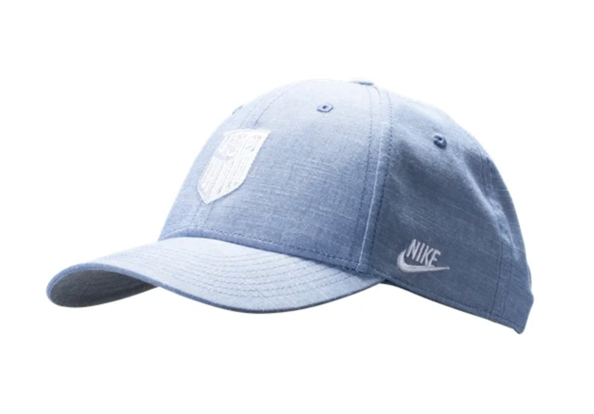 NIKE USAMNT LEGACY 91 CHAMBRAY ADJUSTABLE HAT