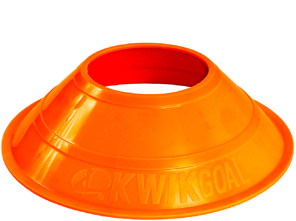 Kwik Goal High Vis Orange Mini Disc Cone Set (25 Pack)