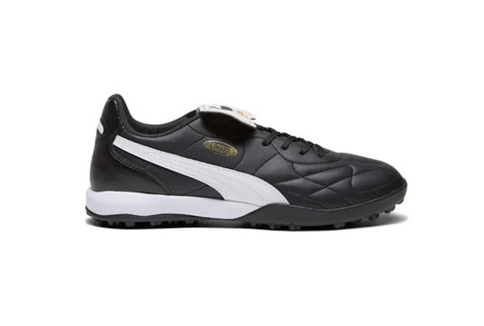 PUMA King Top TT Turf Soccer Cleat - Black/White