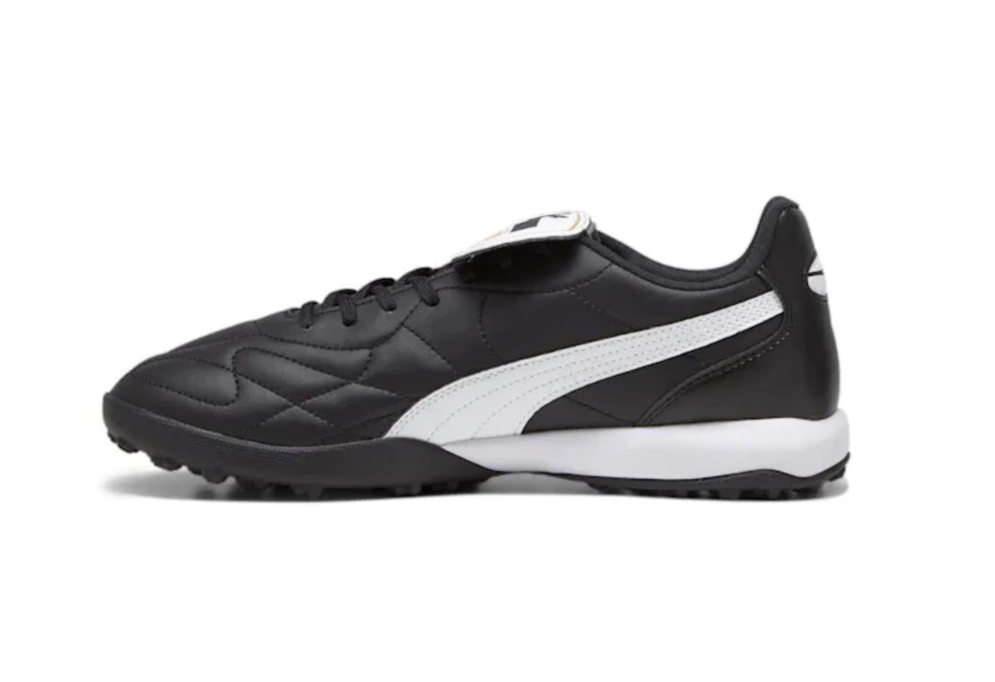 PUMA King Top TT Turf Soccer Cleat - Black/White