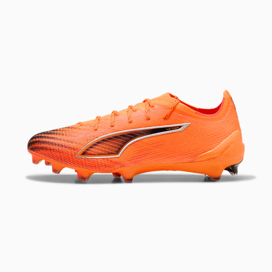 Puma Ultra 6 Ultimate FG Firm Ground Soccer Cleat - Heat Fire/Black/Glowing Red