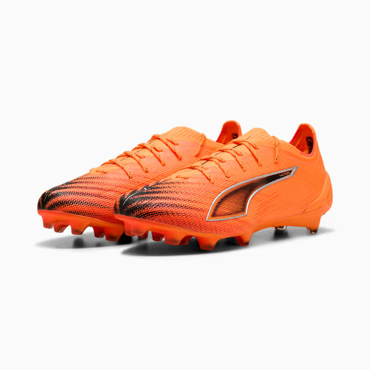 Puma Ultra 6 Ultimate FG Firm Ground Soccer Cleat - Heat Fire/Black/Glowing Red