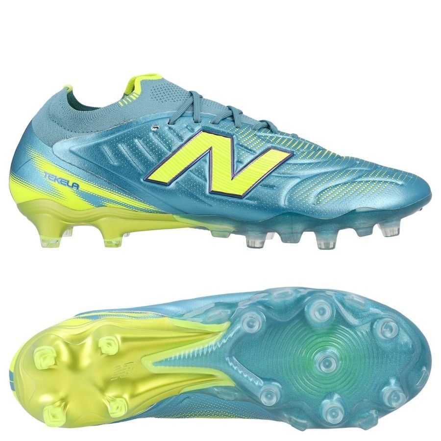 New Balance Tekela Elite Low Laced FG Firm Ground Soccer Cleats V5-  Neon Tide