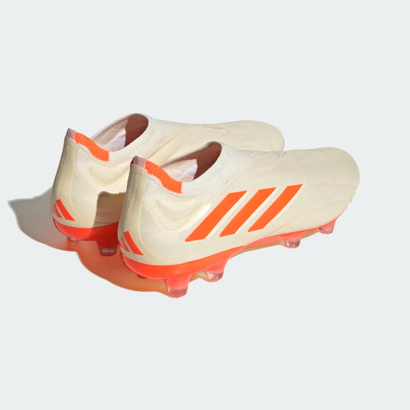 Adidas Copa Pure+ FG Firm Ground Soccer Cleat - Off White / Team Solar Orange / Off White