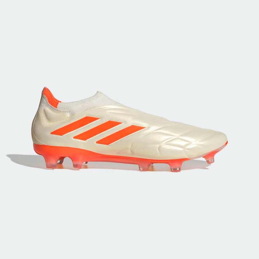 Adidas Copa Pure+ FG Firm Ground Soccer Cleat - Off White / Team Solar Orange / Off White