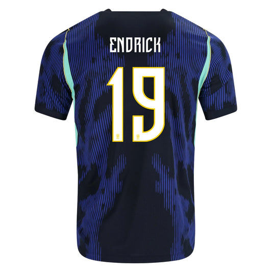Kid's Replica Nike Endrick Brazil Away Jersey 2026