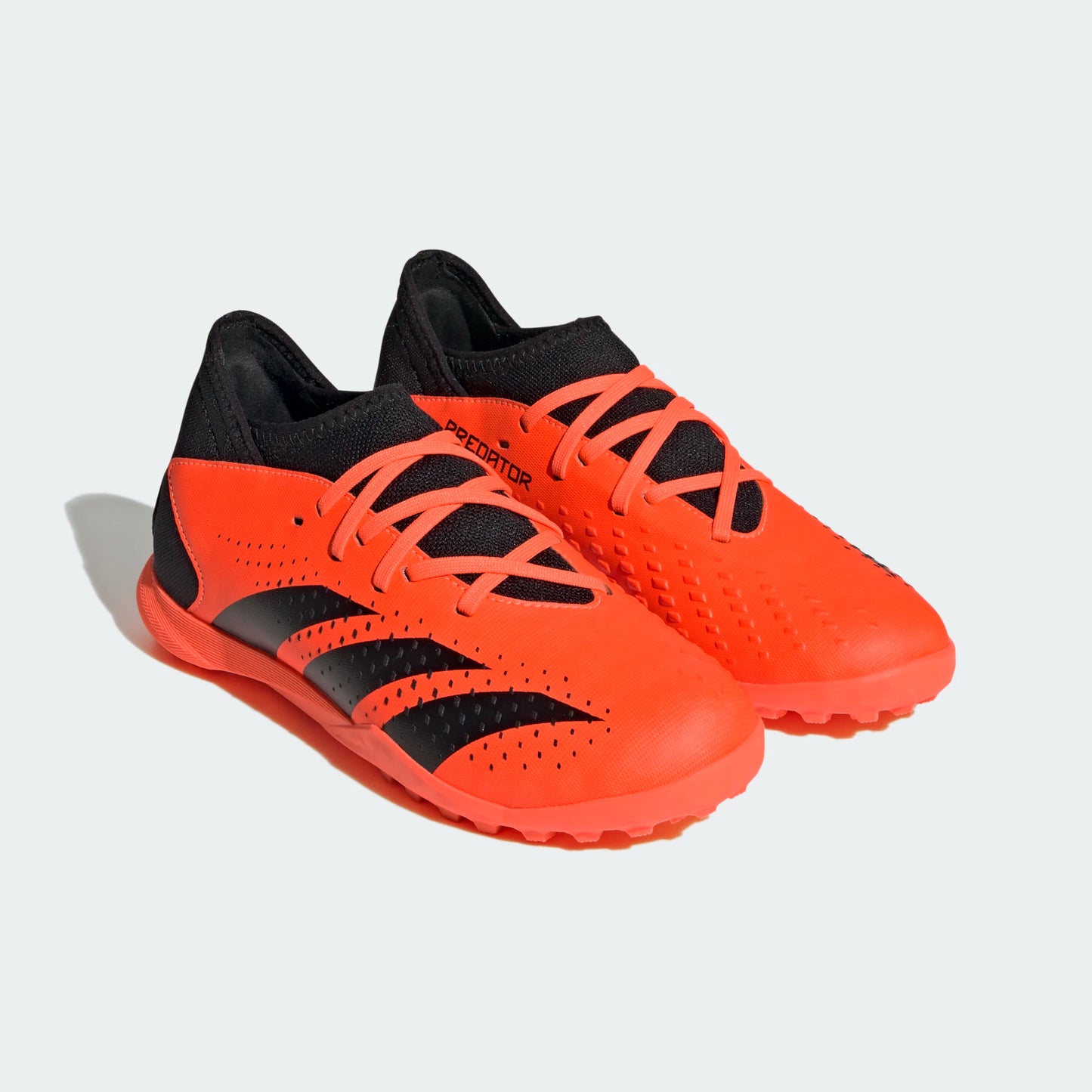 Adidas Junior Predator Accuracy.3 TF Turf Soccer Cleat - Team Solar Orange / Core Black / Core Black