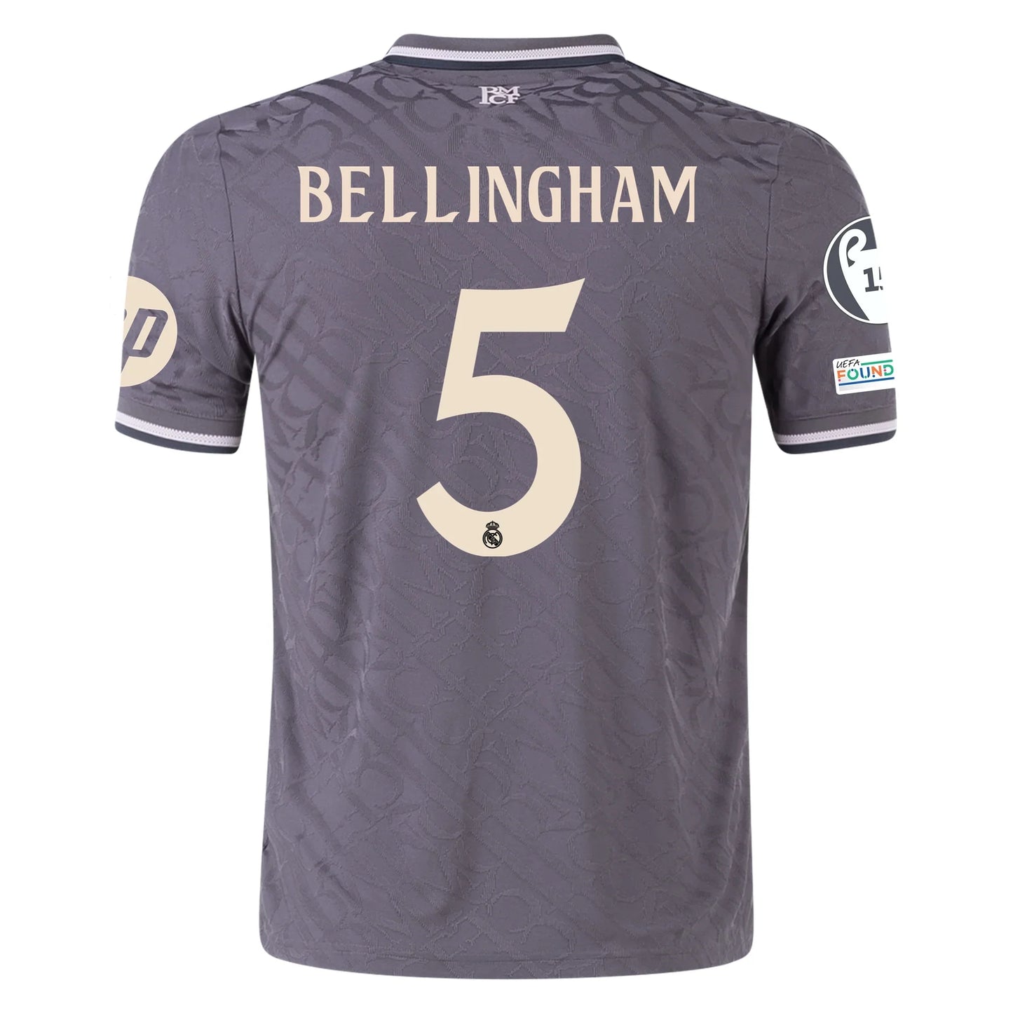 Men's Replica Adidas Bellingham Real Madrid 24/25 Third Jersey