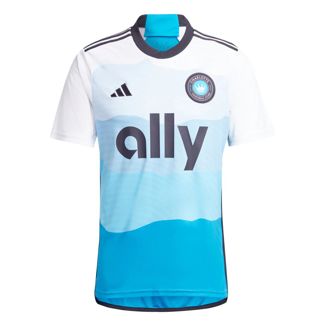 Men's Replica Adidas Charlotte FC Home Jersey 24/25