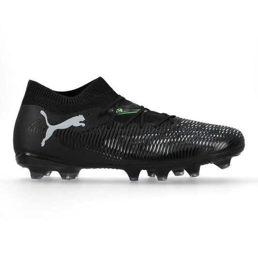 Puma Future 8 Match FG/AG Firm Ground Soccer Cleat - Black/White/Green