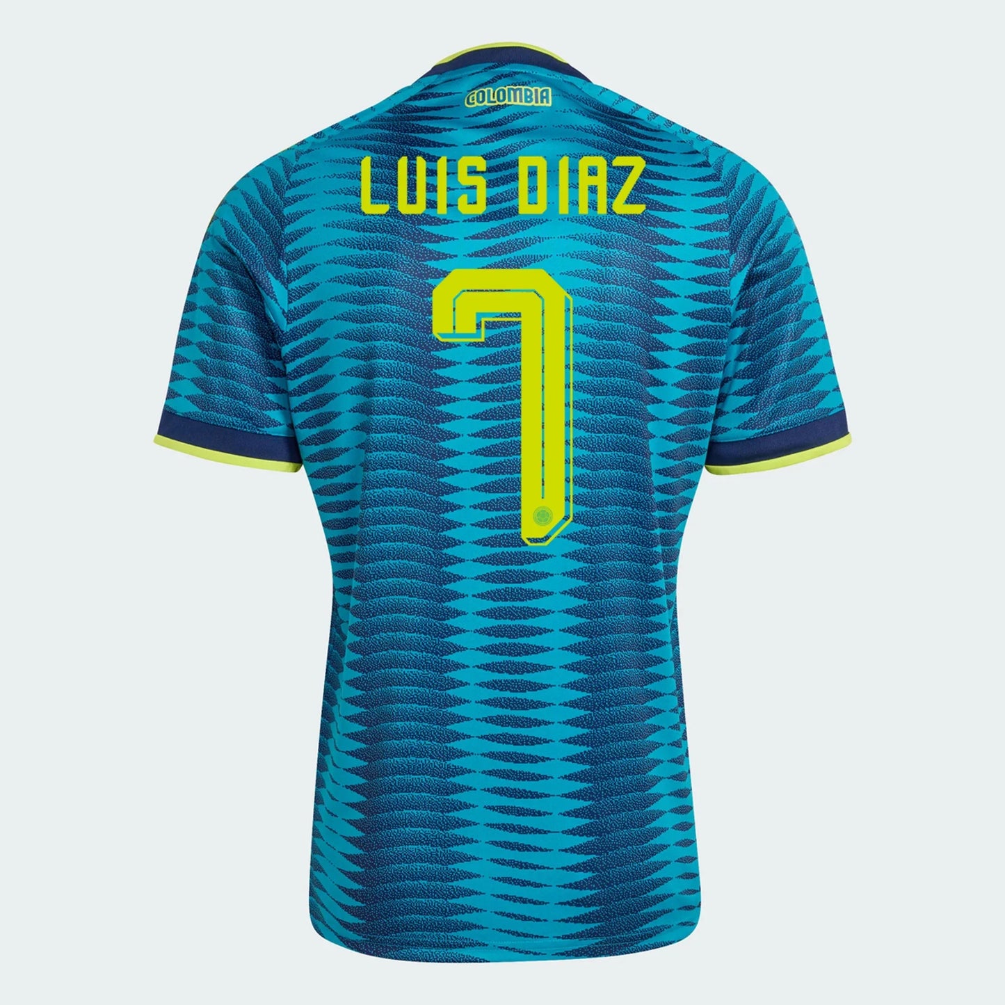 Kid's Replica adidas Luis Diaz Colombia Away Jersey 2026