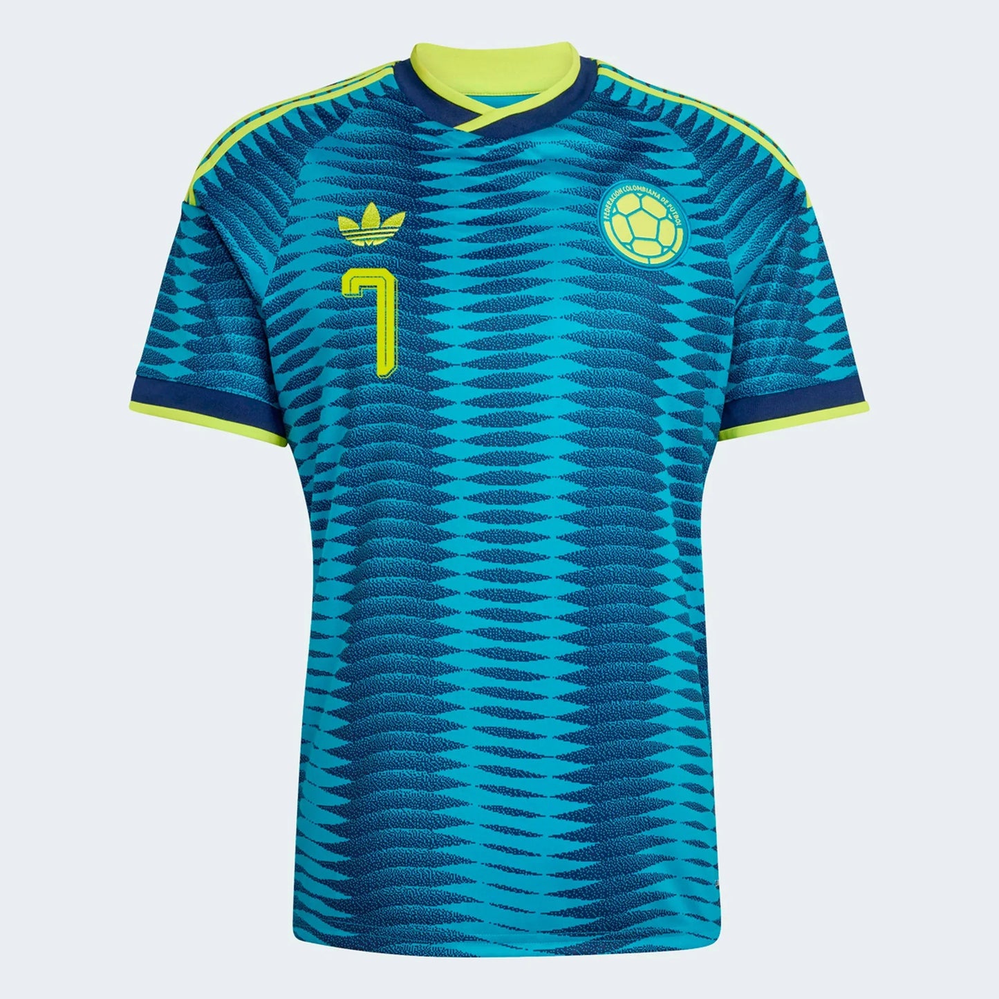 Kid's Replica adidas Luis Diaz Colombia Away Jersey 2026