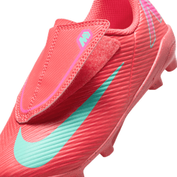 Nike Junior Mercurial Vapor 16 Club FG Firm Ground Soccer Cleat - Ember Glow/Aurora Green