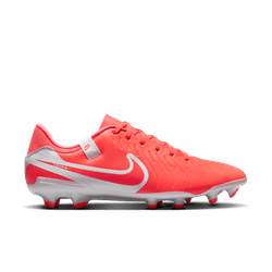 Nike Tiempo Legend 10 Academy FG Firm Ground Soccer Cleat -Hot Lava/White