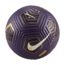 Nike Kylian Mbappe Academy Soccer Ball - Grand Purple/Black/Metallic Gold Coin/White