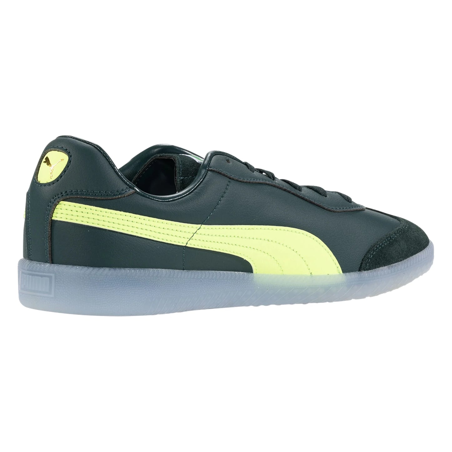 Puma King 21 IT Indoor Soccer Shoe - Green Terrain/Fizzy Light