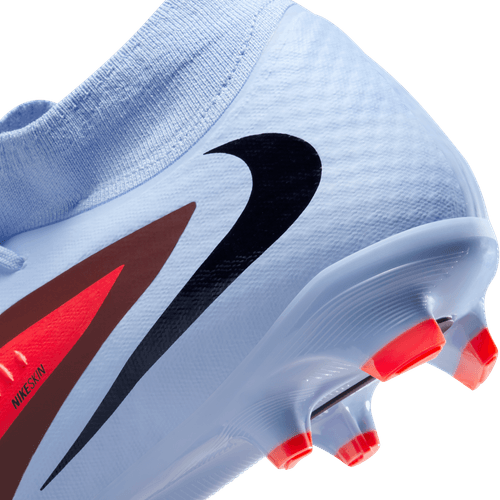 Nike Phantom 6 High Academy FG Firm Ground Soccer Cleat - Royal Tint/Bright Crimson