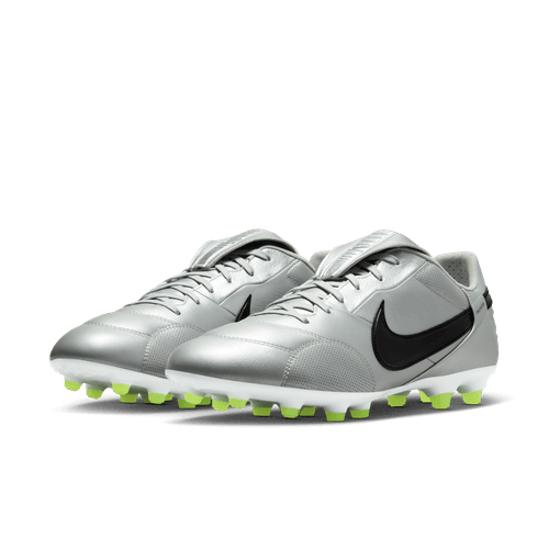 Nike Premier 3 FG Firm Ground Soccer Cleat - Metallic Silver/Black/Volt