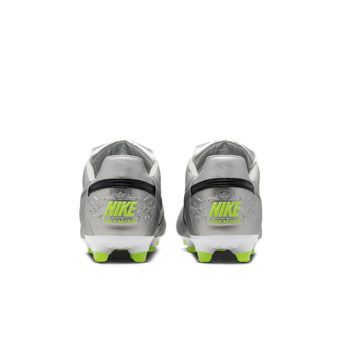 Nike Premier 3 FG Firm Ground Soccer Cleat - Metallic Silver/Black/Volt