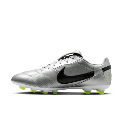 Nike Premier 3 FG Firm Ground Soccer Cleat - Metallic Silver/Black/Volt