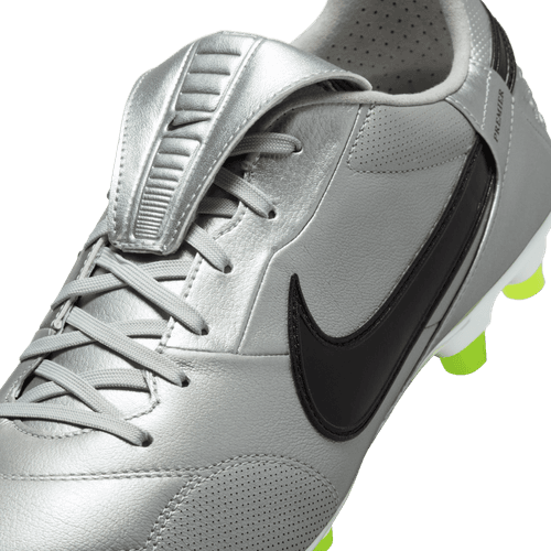 Nike Premier 3 FG Firm Ground Soccer Cleat - Metallic Silver/Black/Volt
