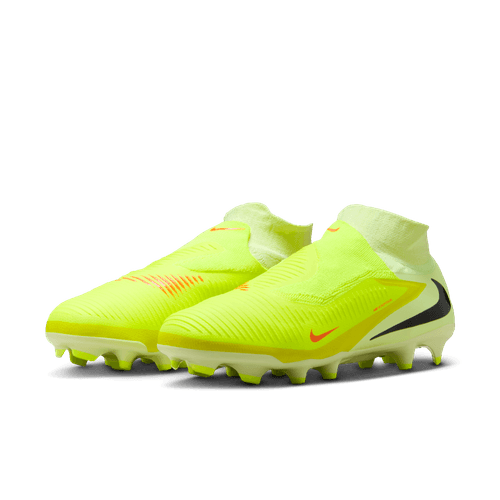 Nike Phantom 6 High Pro FG Firm Ground Soccer Cleat - Hyper Crimson/Black-Limelight