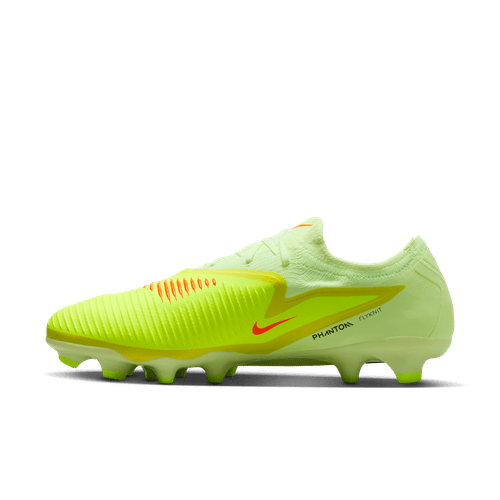 Nike Phantom 6 Low Pro FG Firm Ground Soccer Cleat - Hyper Crimson/Black-Limelight