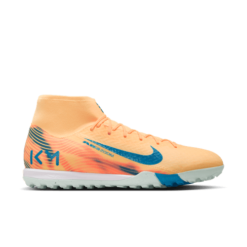 Nike Mercurial Superfly 10 Academy "Kylian Mbappé" TF Turf Soccer Cleat - Melon Tint/Neo Turq/Igloo