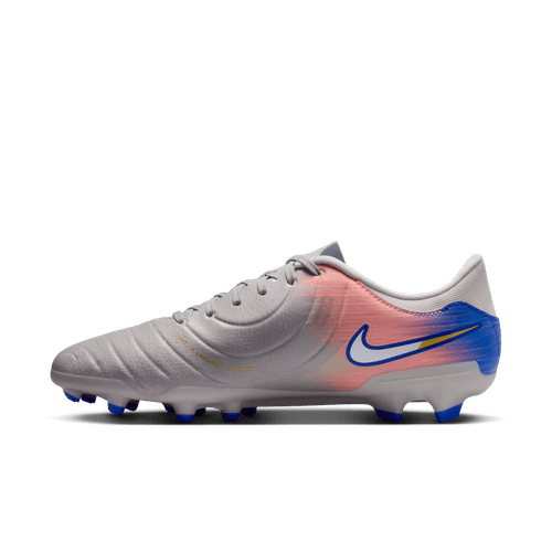 Nike United Tiempo Legend 10 Academy FG Firm Ground Soccer Cleat - Vast Grey/Racer Blue