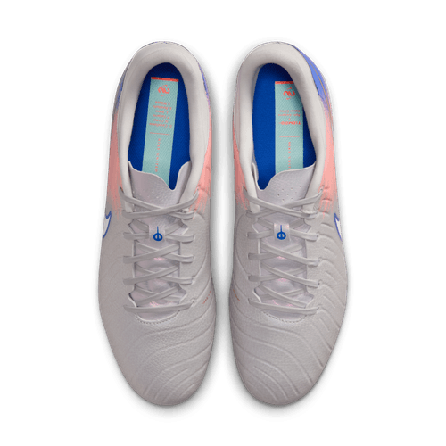 Nike United Tiempo Legend 10 Academy FG Firm Ground Soccer Cleat - Vast Grey/Racer Blue