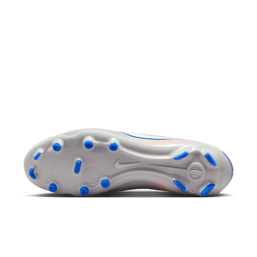Nike United Tiempo Legend 10 Academy FG Firm Ground Soccer Cleat - Vast Grey/Racer Blue