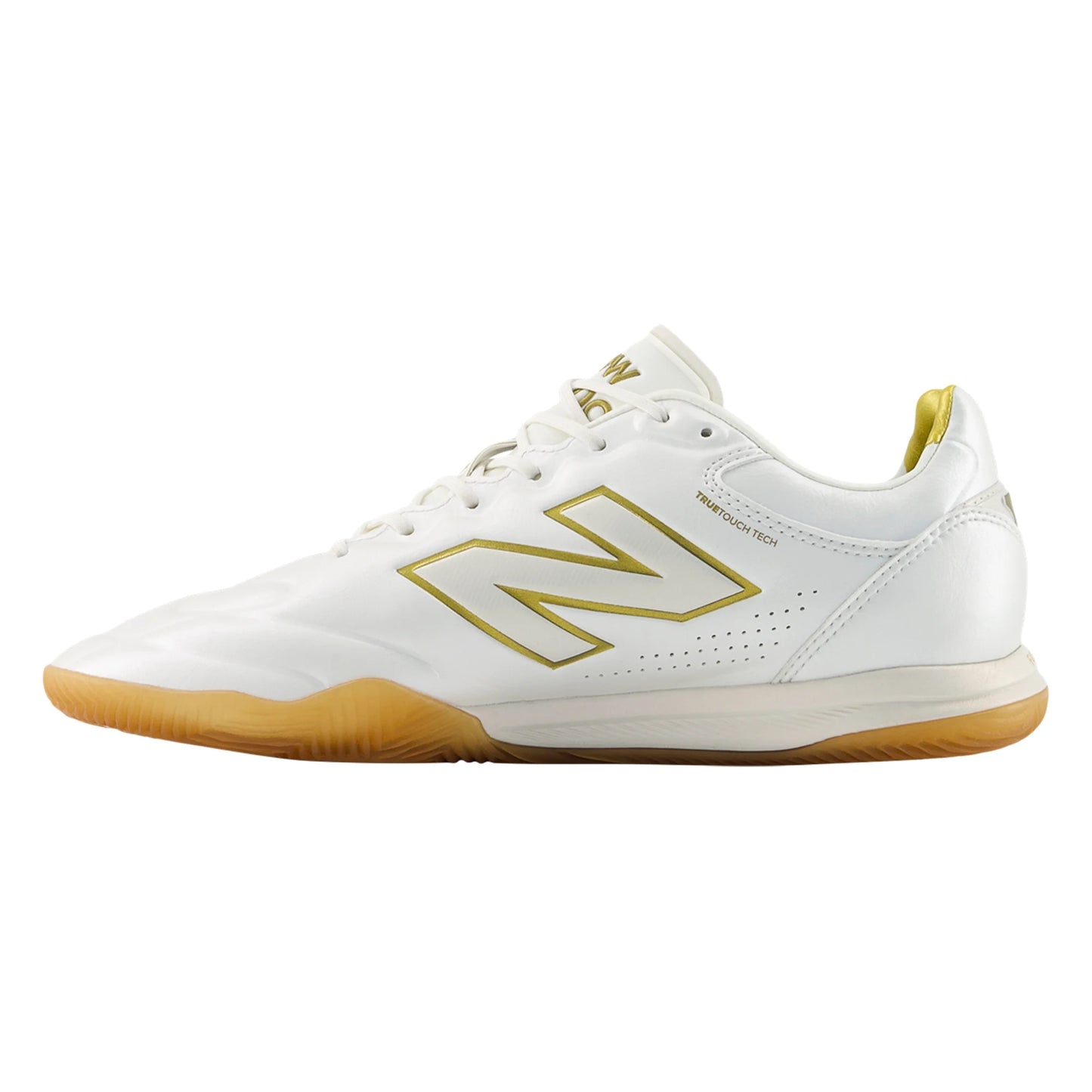 New Balance 442 V3 'First Edition' Elite IN Indoor Soccer Shoe - Sea Salt/Multi/Gold Metallic