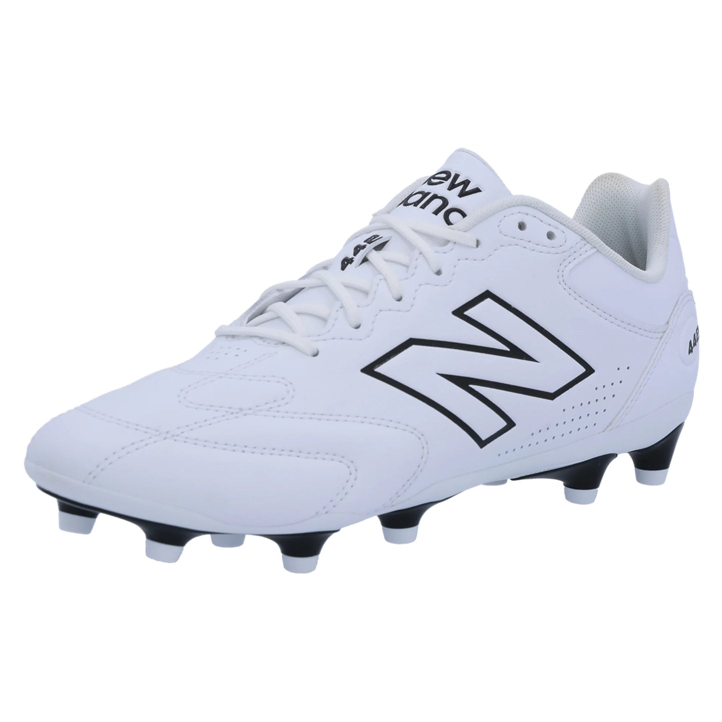New Balance 442 V3 Team FG Firm Ground Soccer Cleat - White/Black