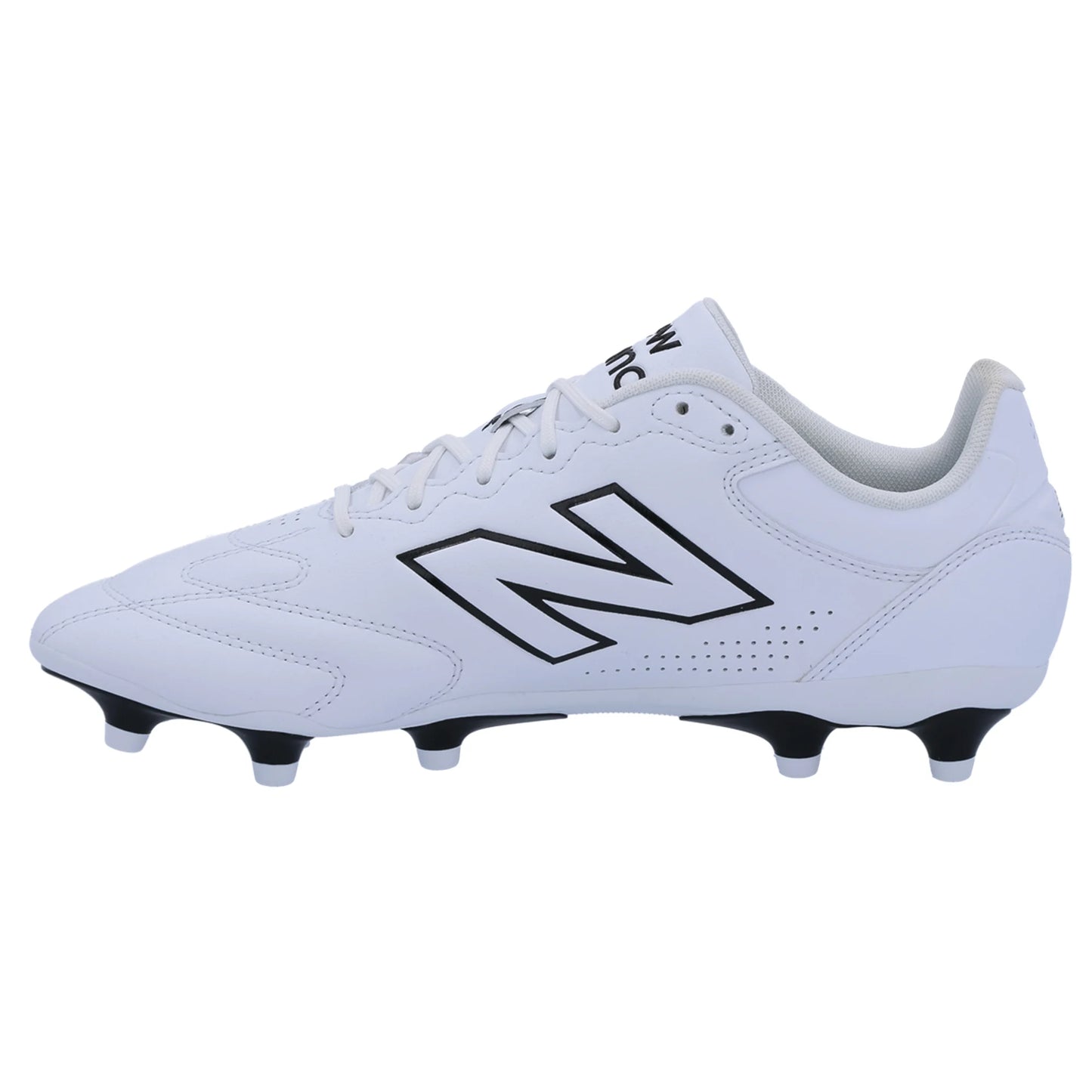 New Balance 442 V3 Team FG Firm Ground Soccer Cleat - White/Black
