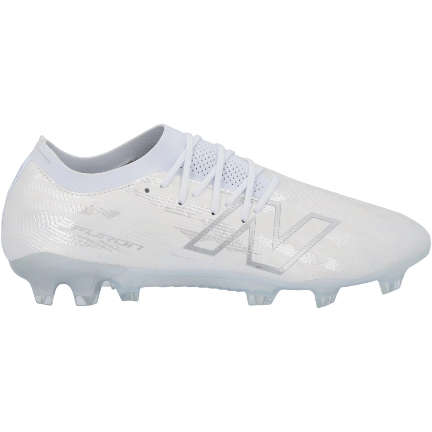 New Balance Furon V8 Elite FG Firm Ground Soccer Cleat - White/Libra/Grey Matter