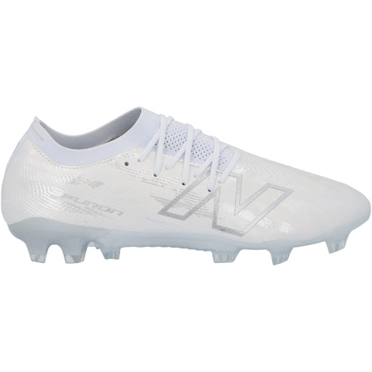 New Balance Furon V8 Elite FG Firm Ground Soccer Cleat - White/Libra/Grey Matter