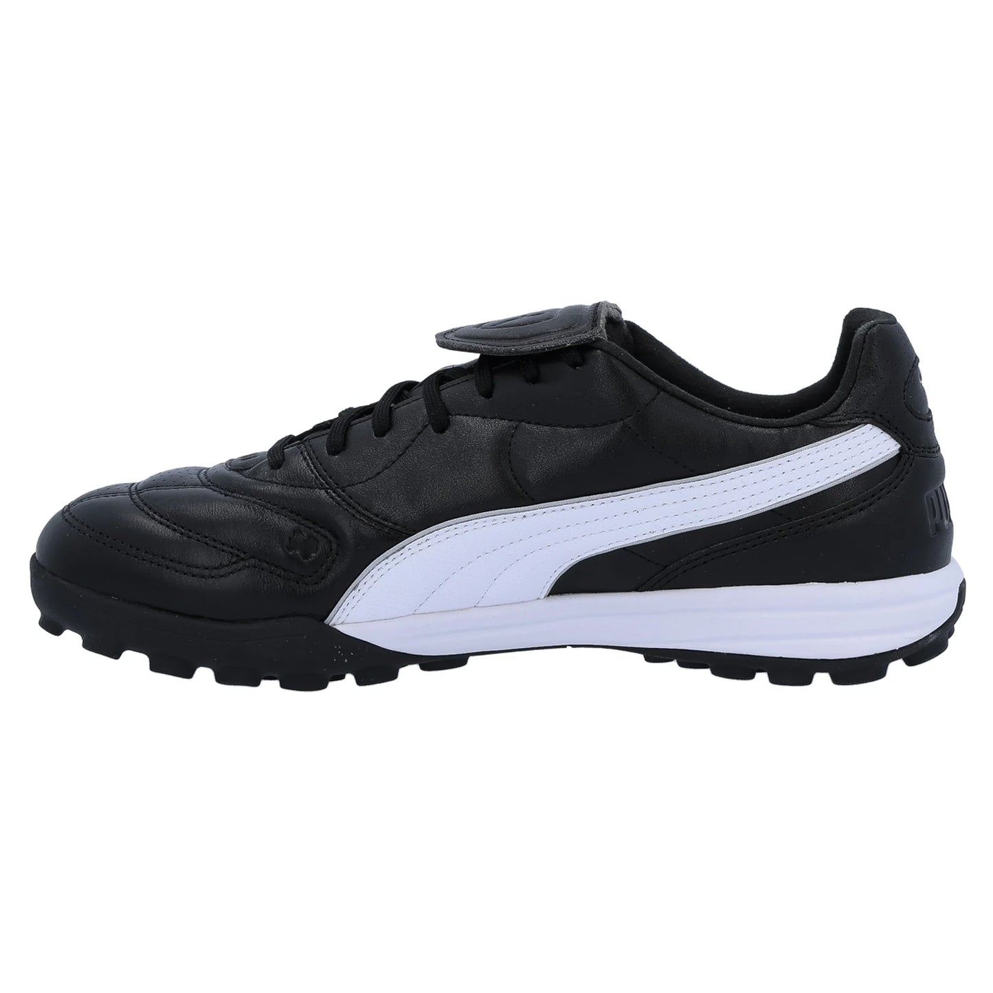 Puma King Liga TT Turf Soccer Cleat - Black/Silver/White