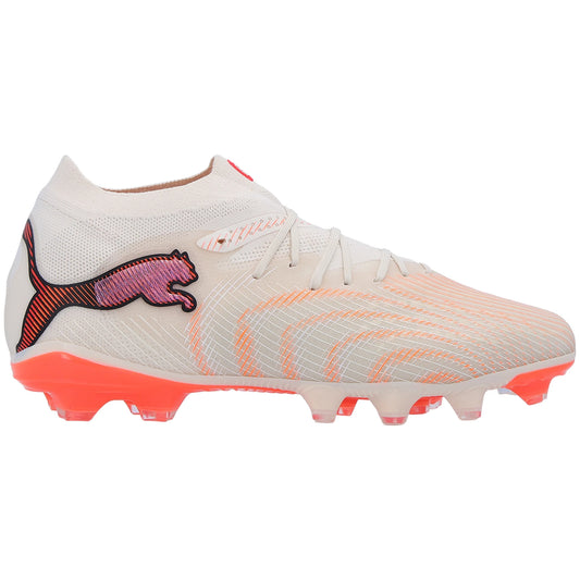 Puma Future 9 Pro FG/AG Firm Ground Soccer Cleat - Sugared Almond/White/Ultra Red/Black